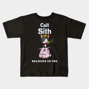 Chibi Cait Sith Believes In You Final Fantasy 7 Kids T-Shirt